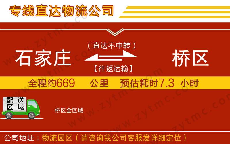 石家莊到埇橋區(qū)物流專線